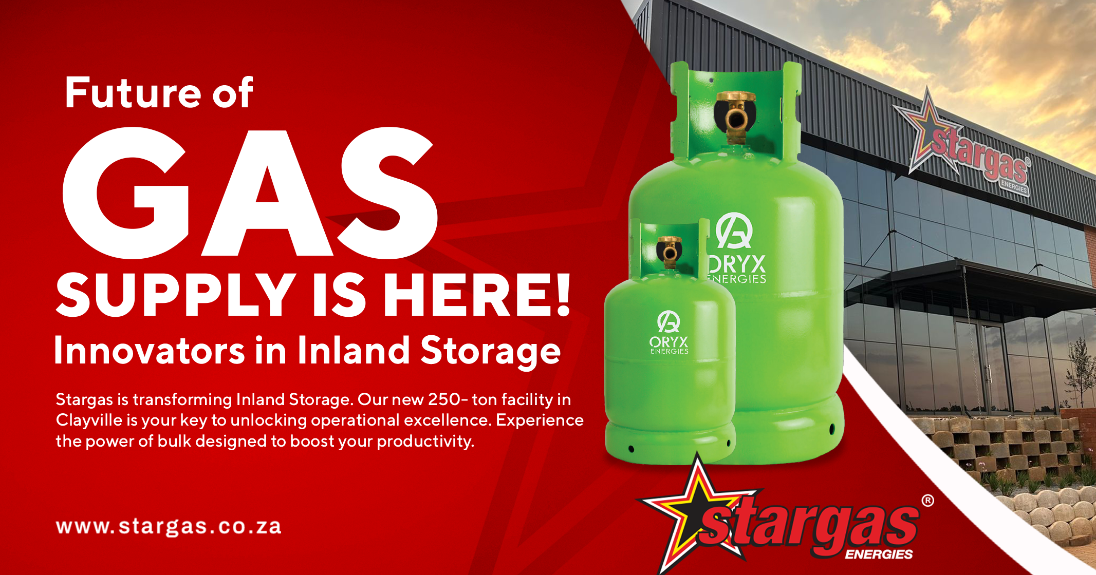 Future of gas supply is here! | Innovators in inland storage | Stargas Energies