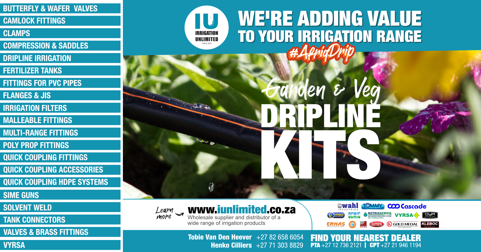 Garden & veg dripline kits | Irrigation Unlimited