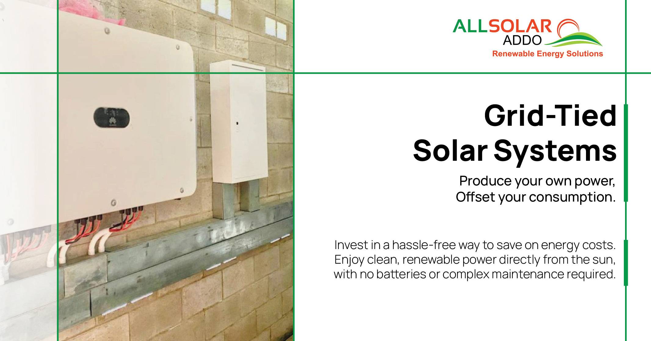 Grid-tied solar systems | Allsolar Addo