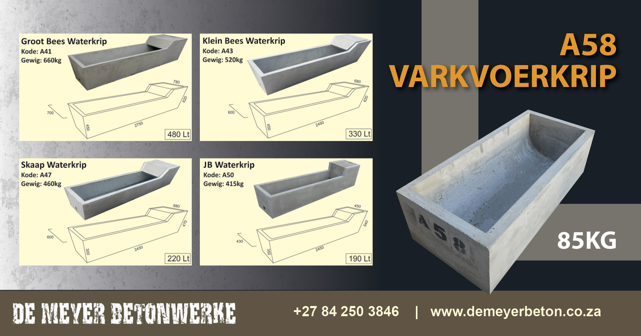 Groot bees waterkrip 660 kg | De Meyer Betonwerke - 1