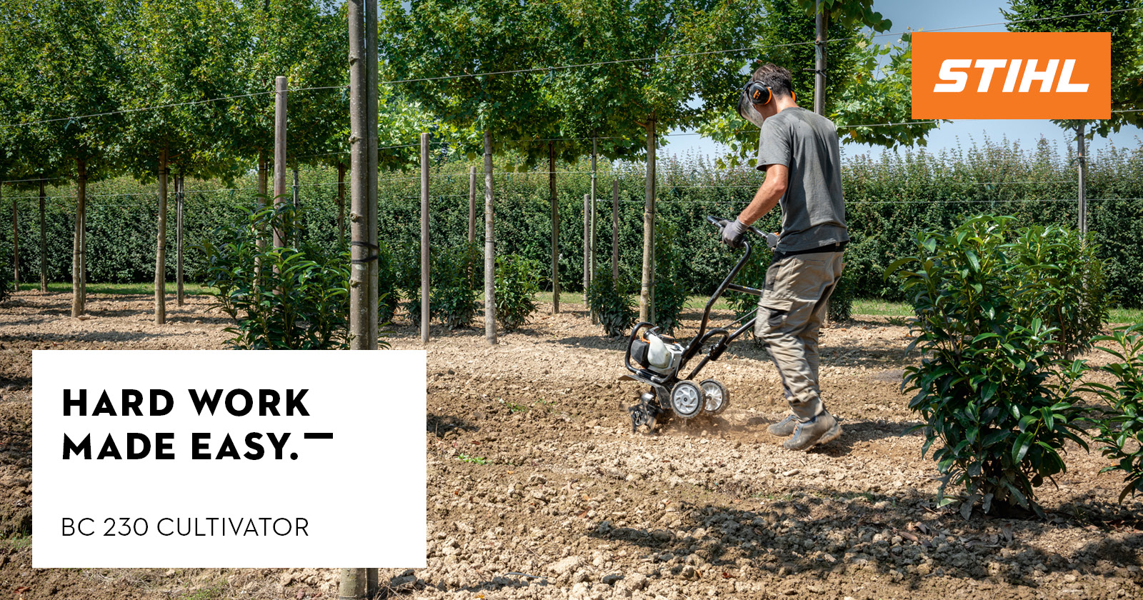 Hard work made easy with the BC 230 Cultivator | STIHL - 1