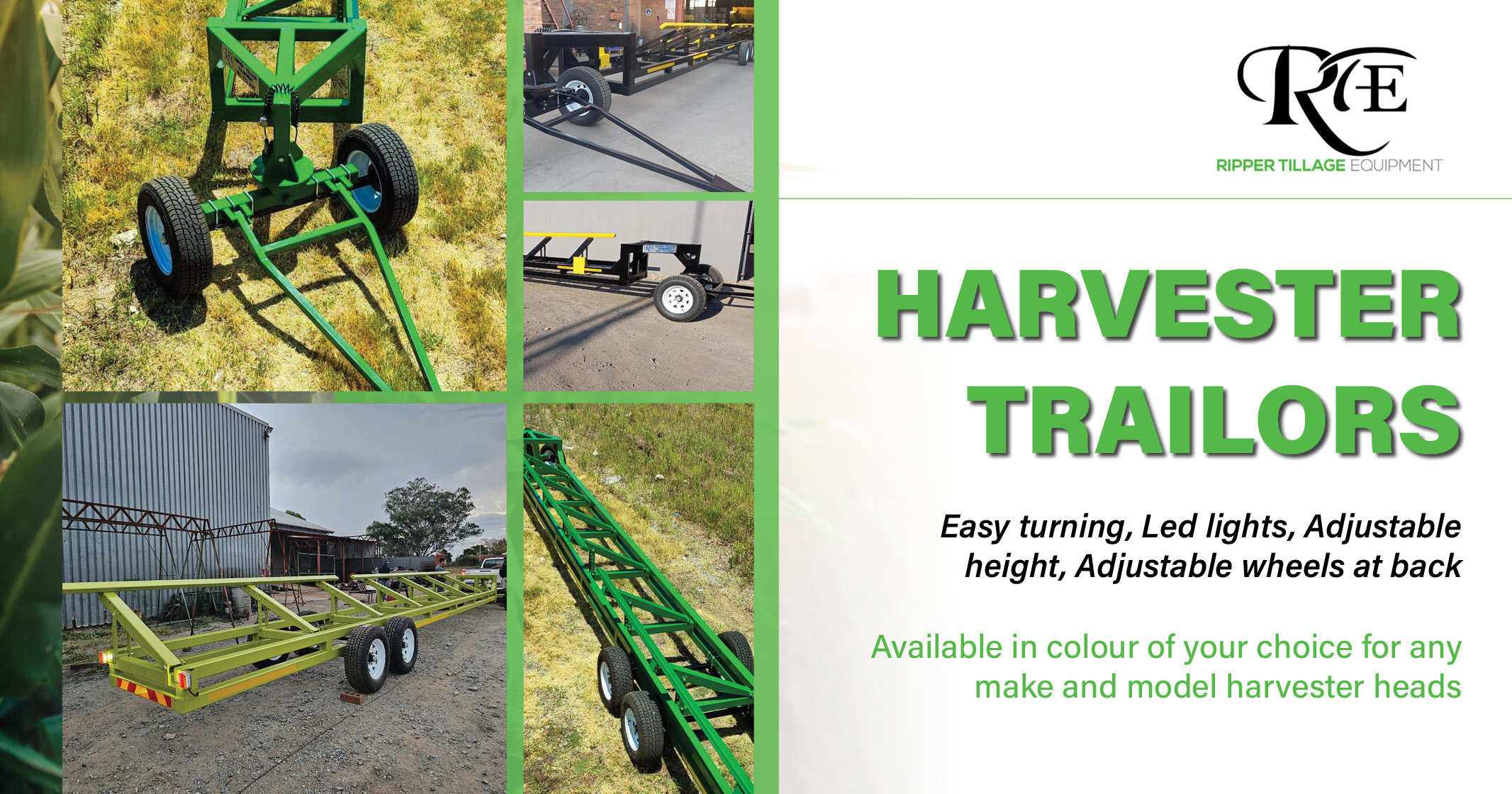 Harvester trailors | Ripper Tillage Equipment