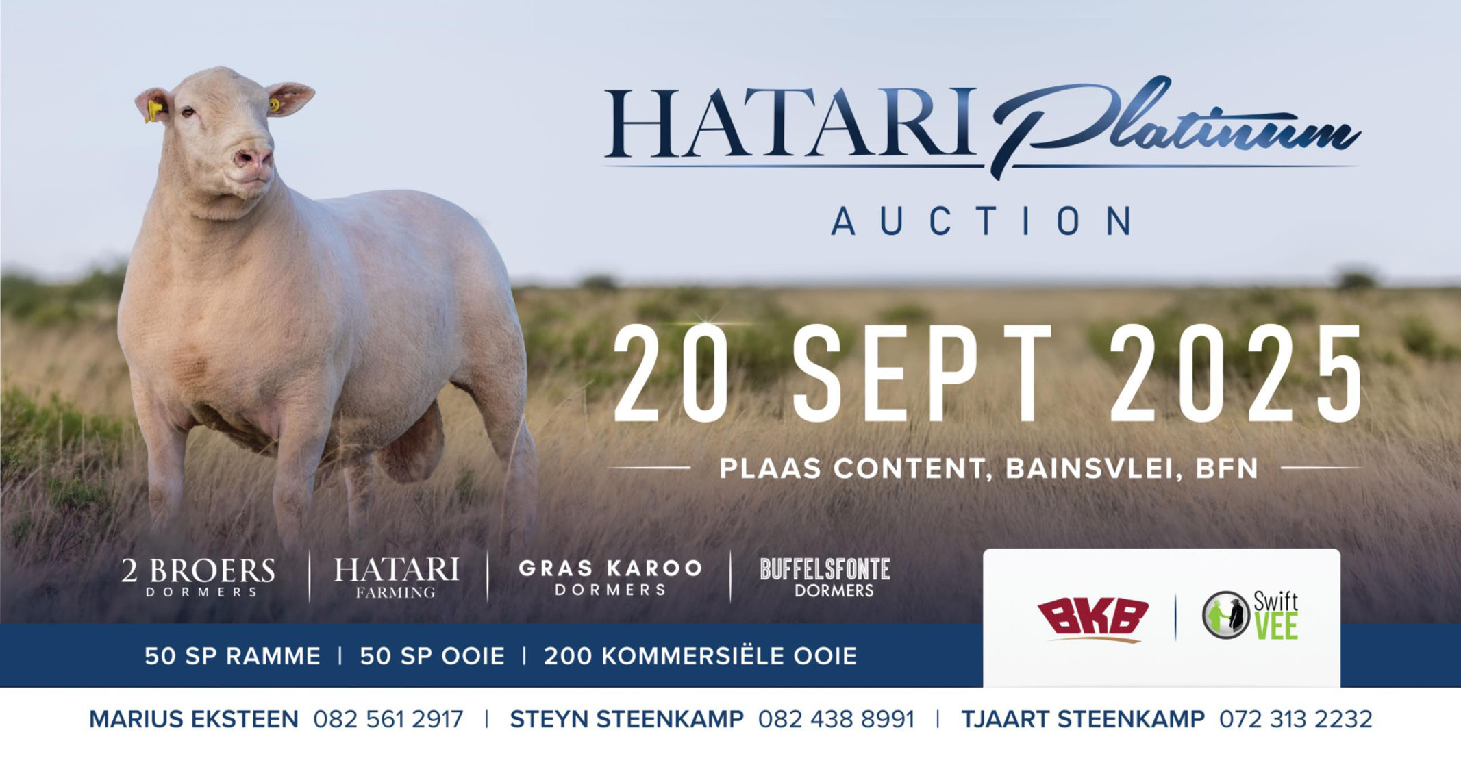 Hatari Platinum Veiling | 20 September 2025 | Plaas Content, Bainsvlei