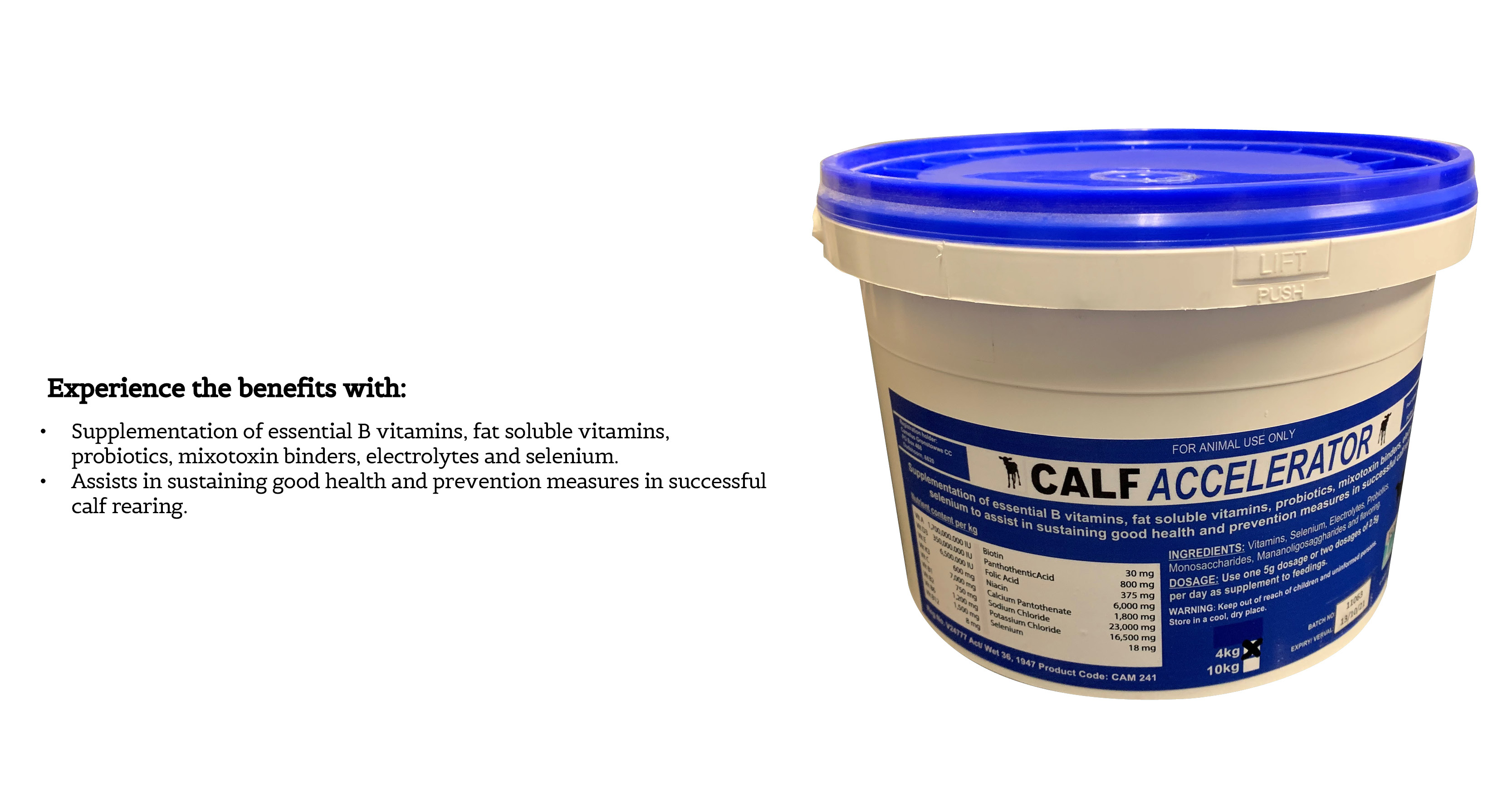 Healthier calves, the natural way | Calf Accelerator | Four Lakes - 1