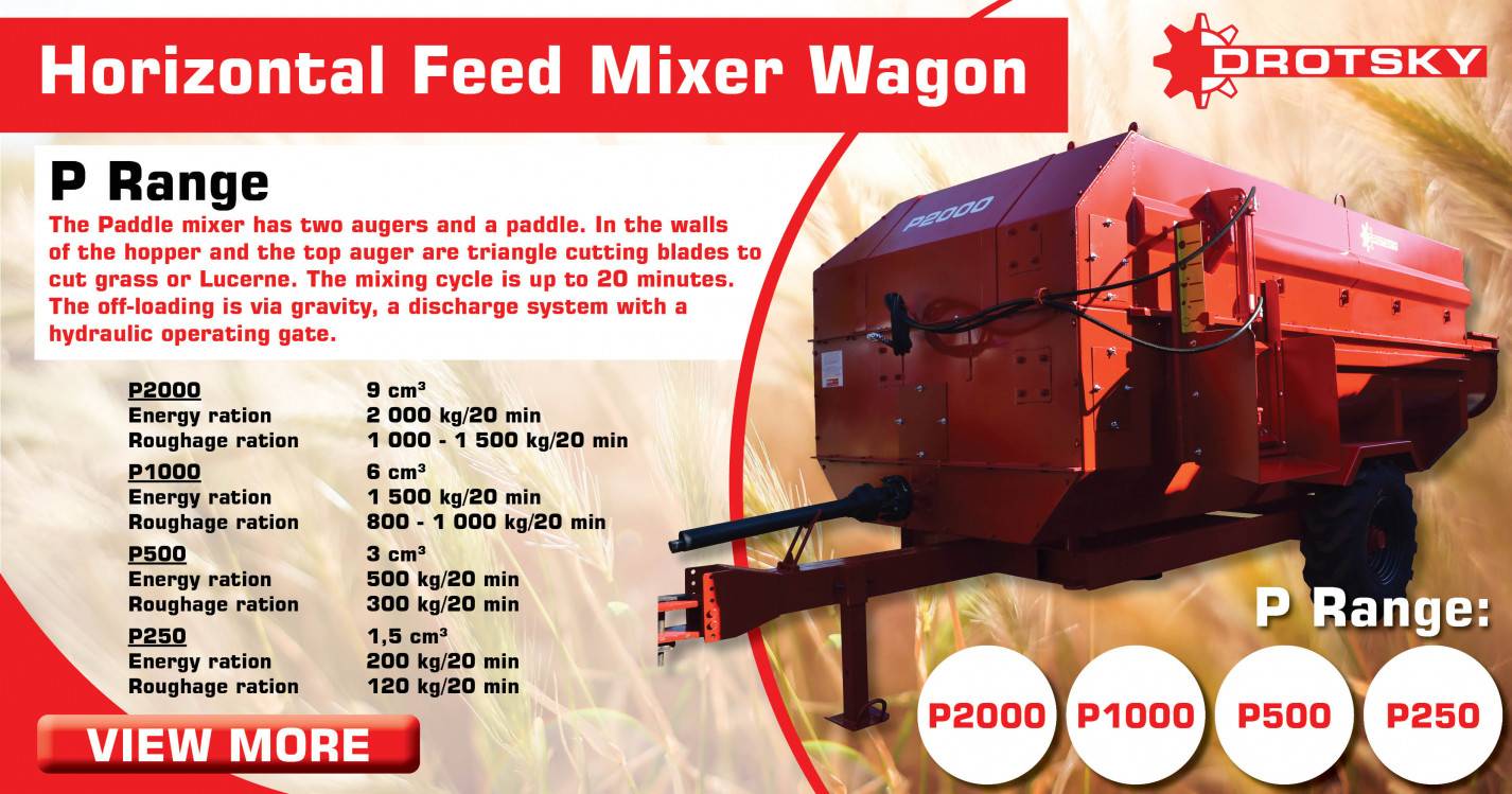 Horizontal feed mixer | P-Range | Drotsky