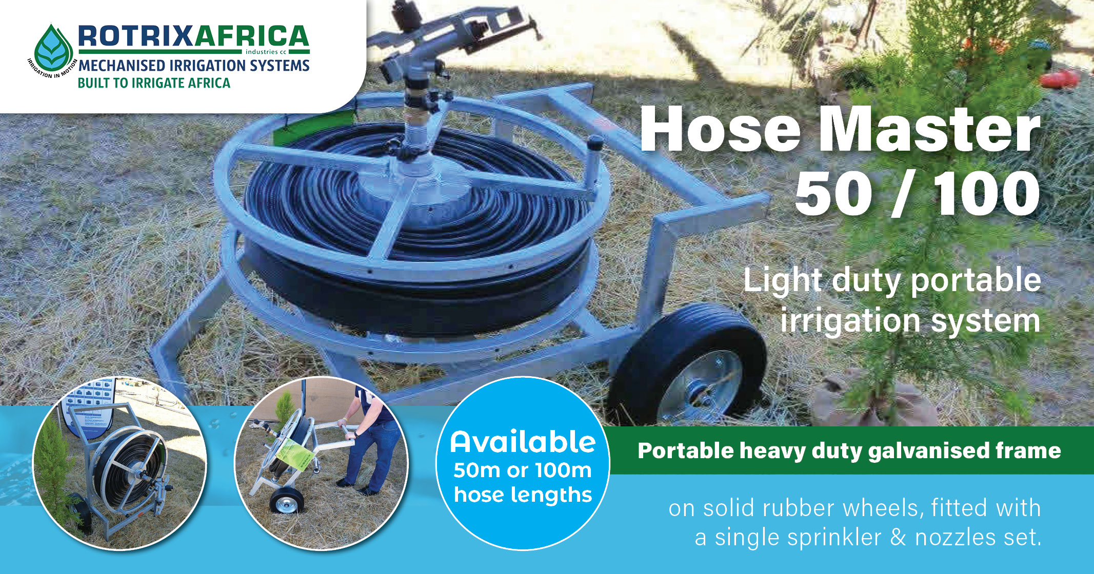 Hose Master 50 / 100 | Aqualand cc – trusted Rotrix partner