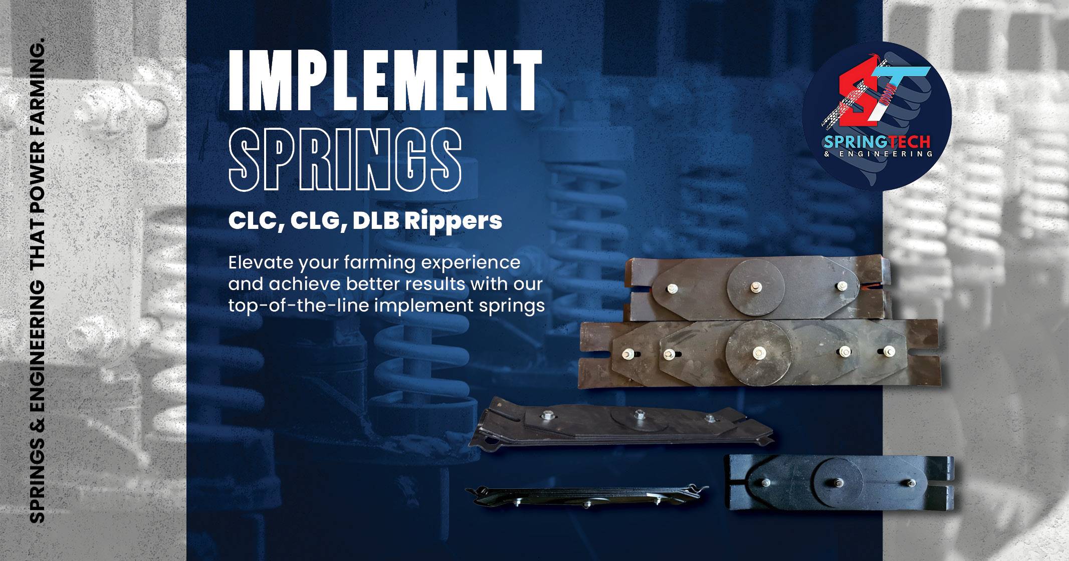 Implement springs | CLC, CLG, DLB rippers | SpringTech & Engineering