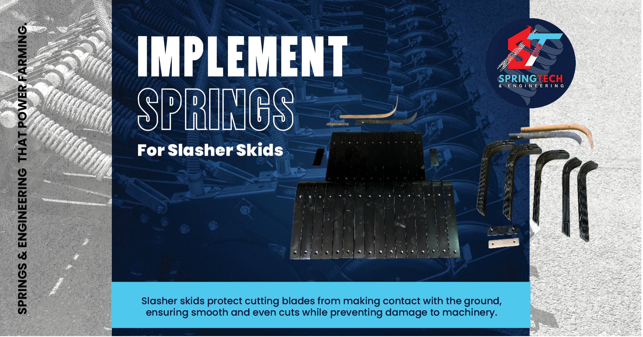 Implement springs for slasher skids | SpringTech & Engineering