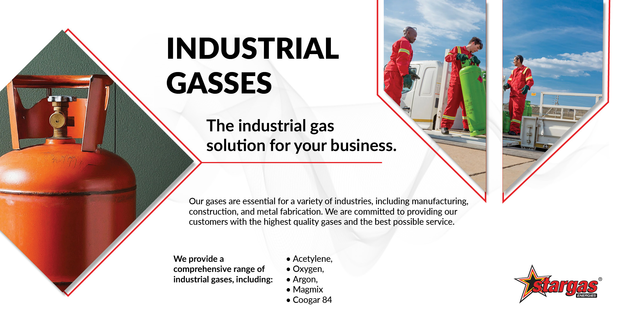 Industrial gas solutions for your business | Stargas
