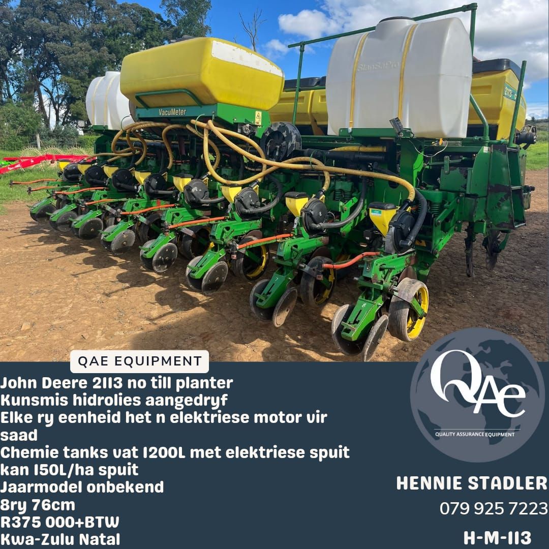 John Deere 2113 no-till planter |  QAC Equipment