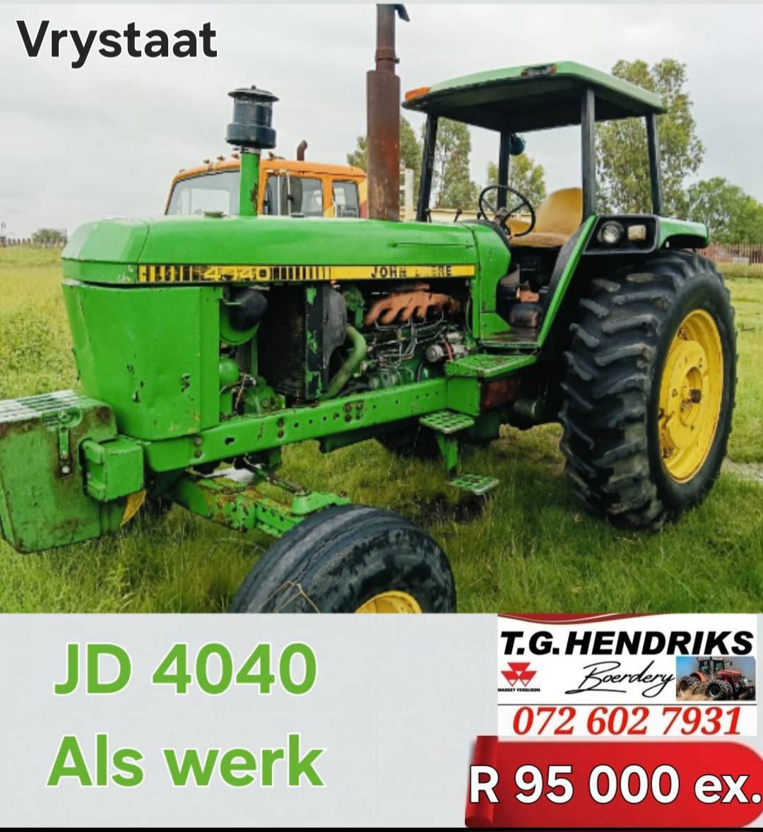 John Deere 4040 Als werk | T.G. Hendriks