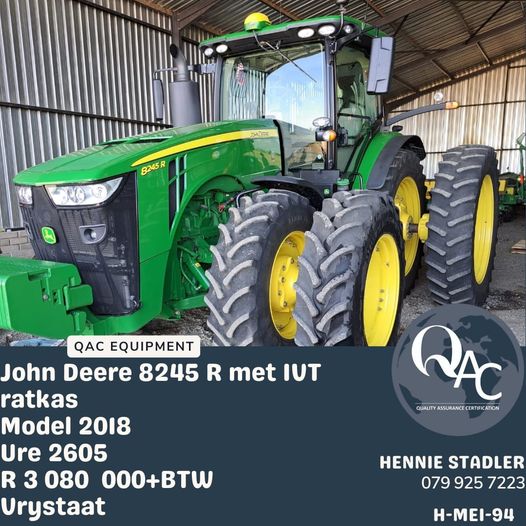 John Deere 8245 R met IVT | QAC Equipment