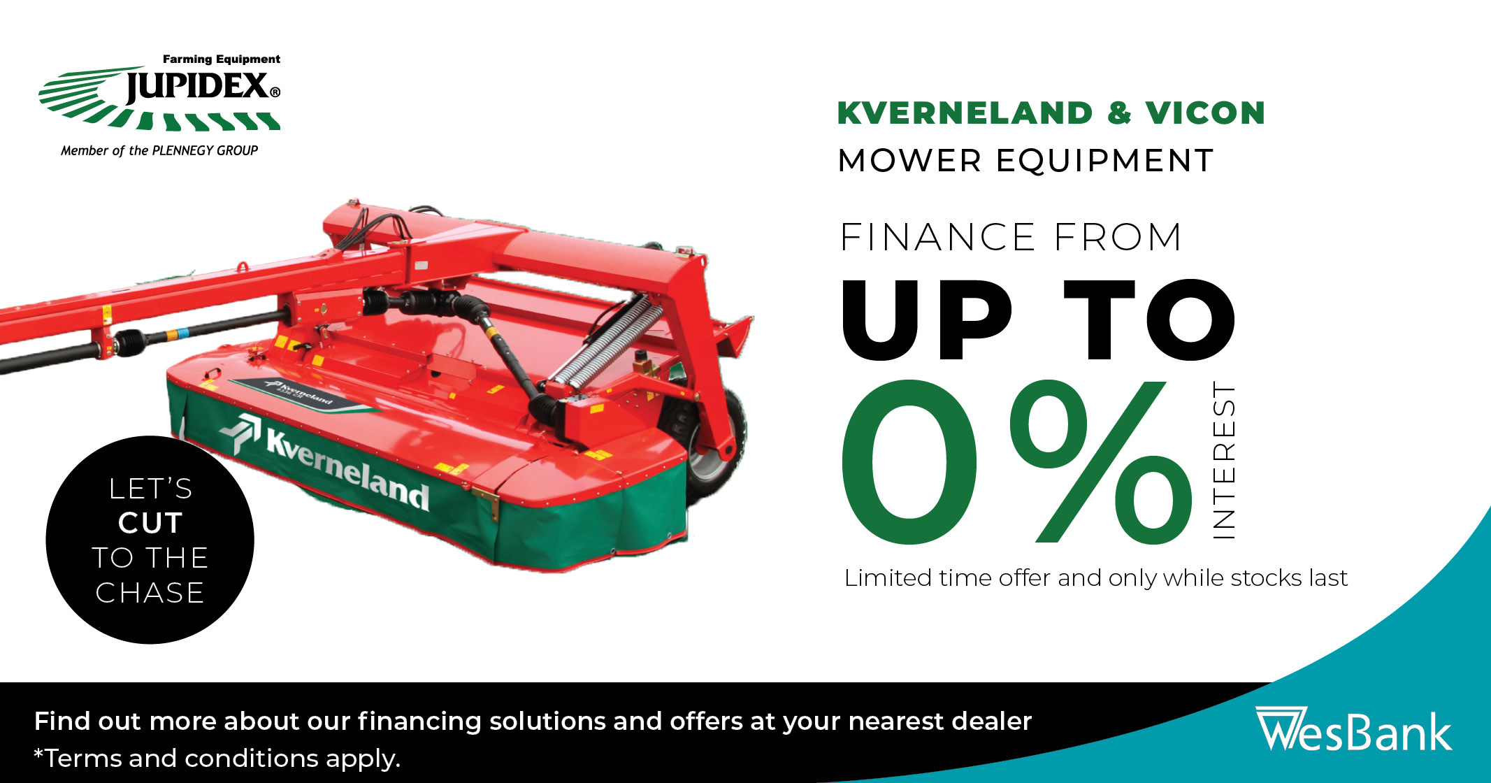 Kverneland & Vicon mower equipment | Jupidex (Pty) Ltd