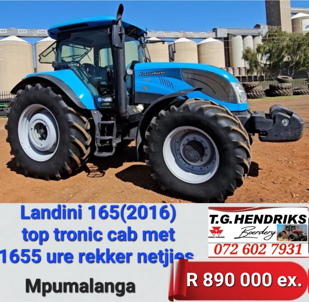Landini 165 (2016) top tronic cab | T.G Hendriks boerdery