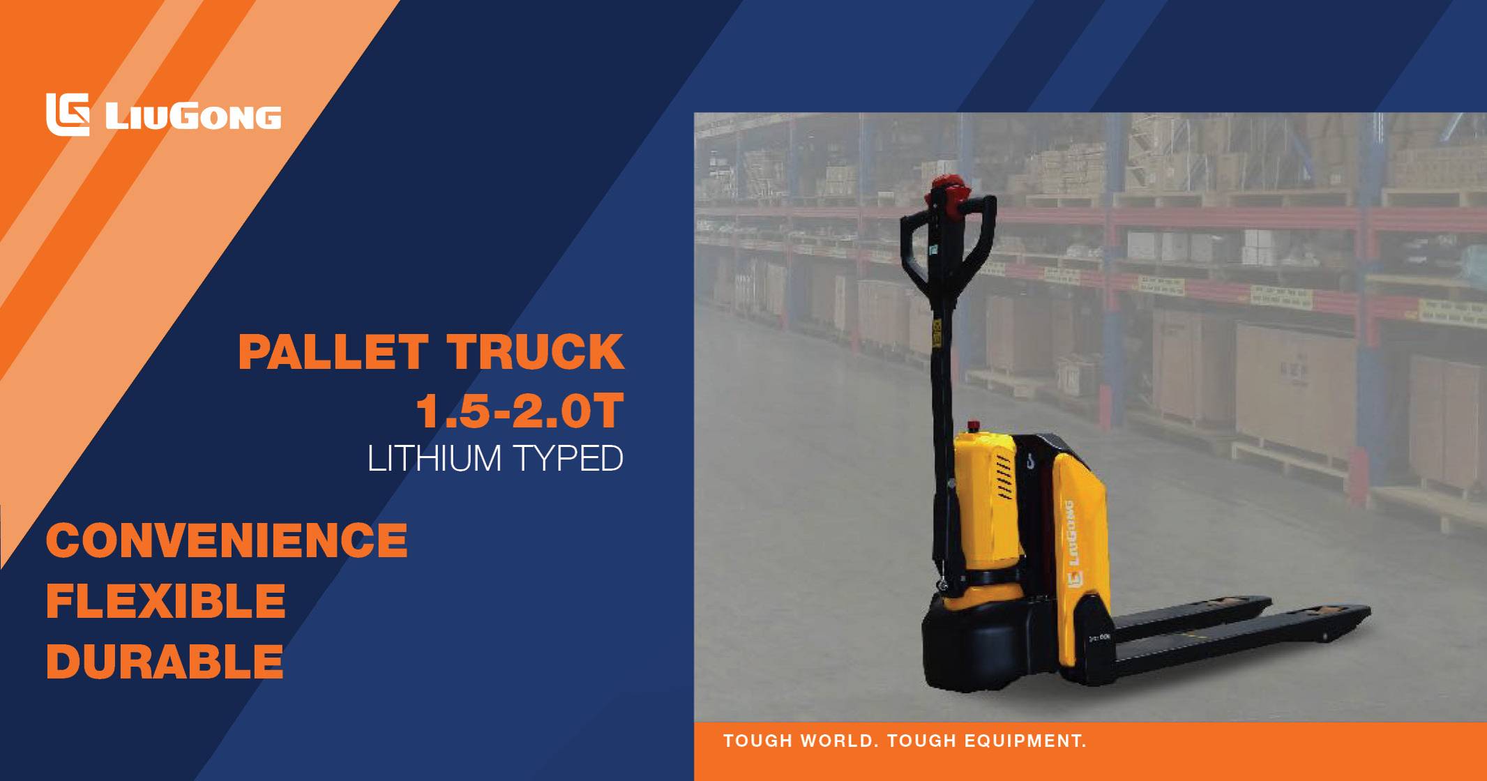 LiuGong Lithium Pallet Truck 1.5-2.0T - Electric | CES Forklift