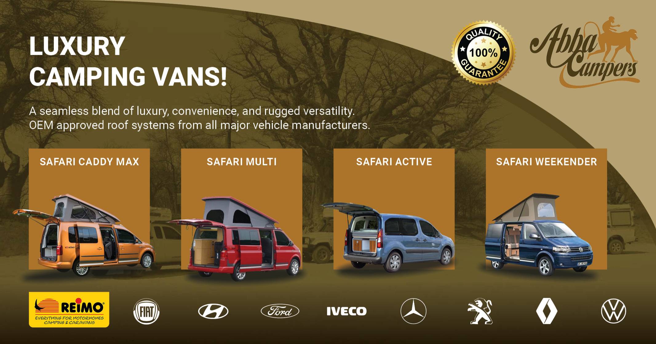 Luxury camping vans | Abba Campers