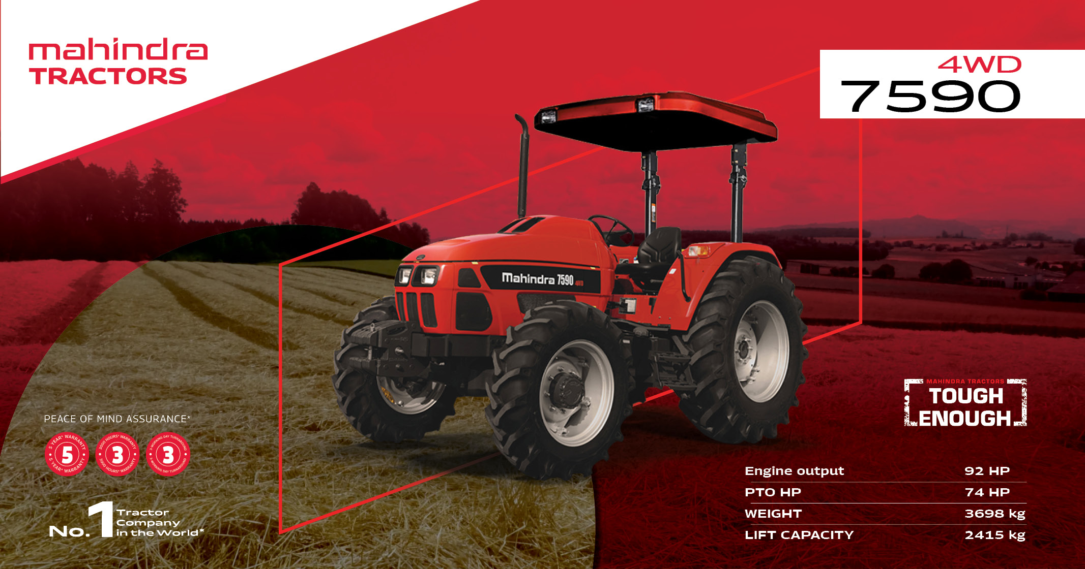 Mahindra 7590 4WD