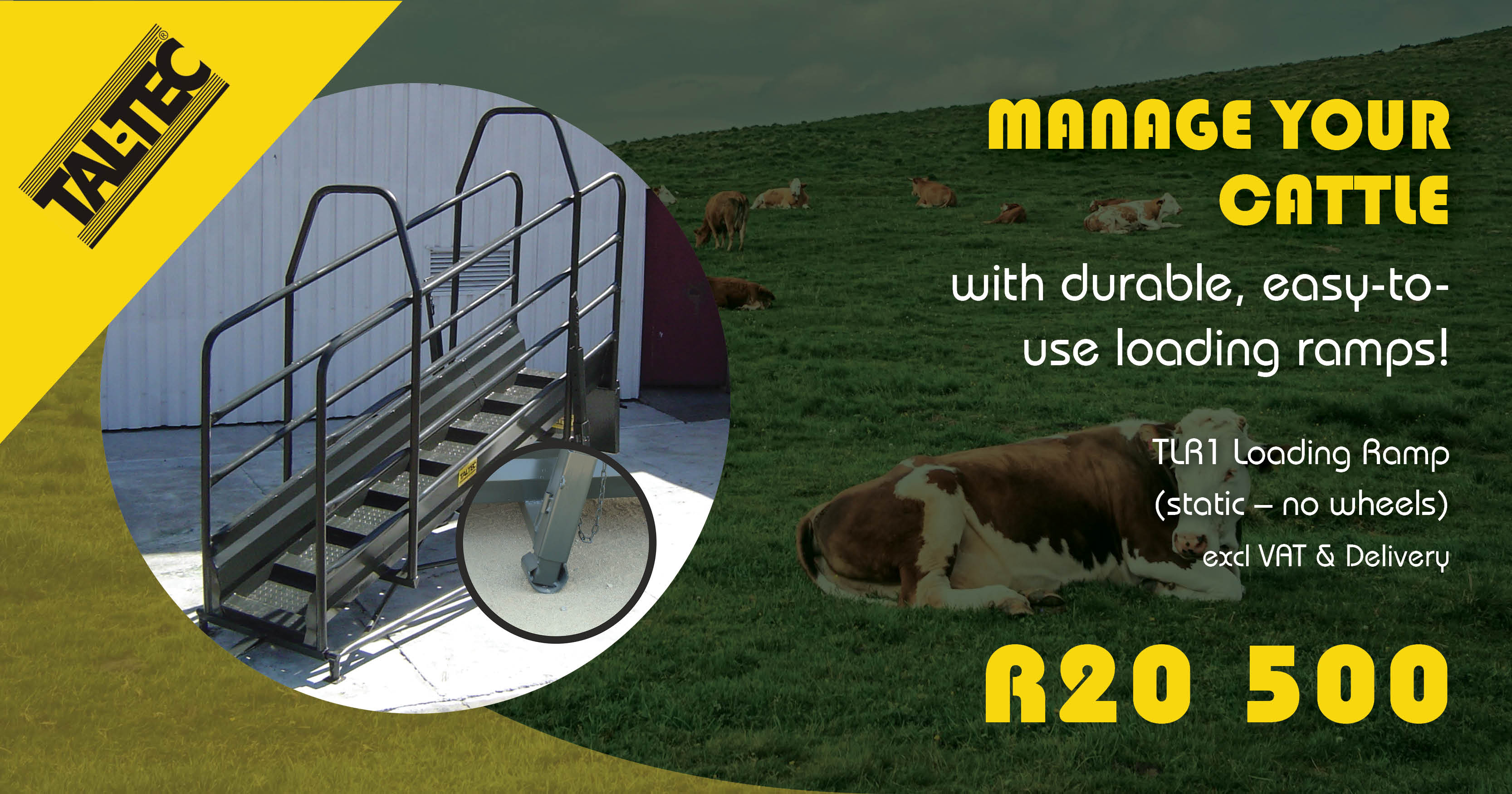 Manage your cattle with durable, easy-to-use cattle loading ramps! |  Tal-Tec