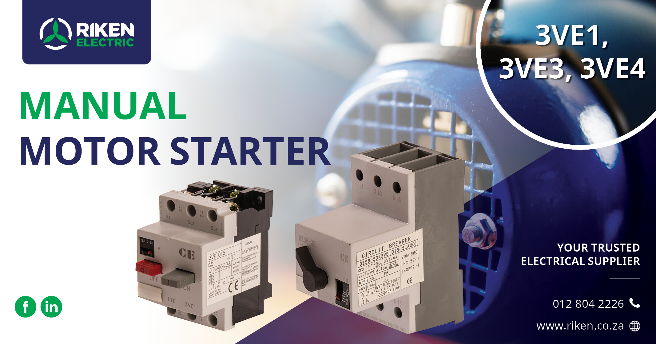 Manual Motor starter | Riken Electric