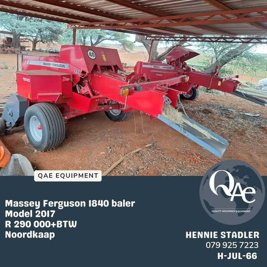 Massey Ferguson 1840 2017 Model | QAC Equipment