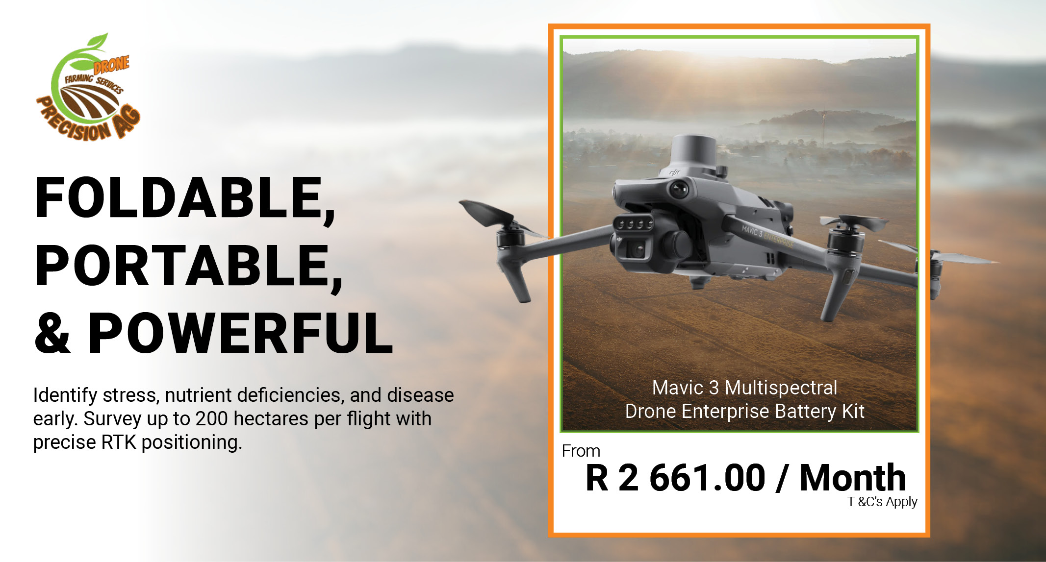 Mavic 3 Multispectral | Drone Enterprise Battery Kit | Precision AG