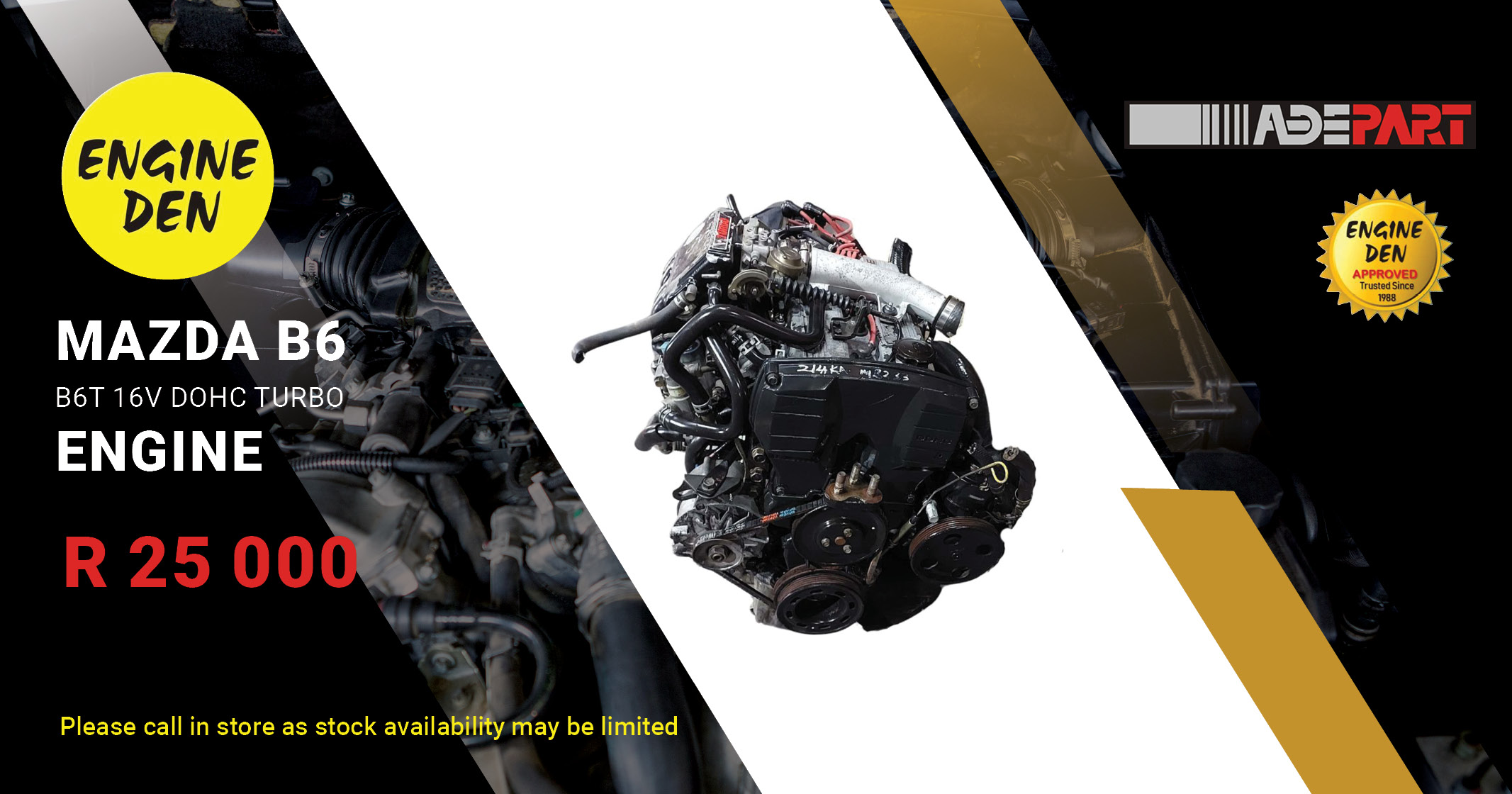 Mazda B6 B6T 16V DOHC | Turbo Engine | Engine Den