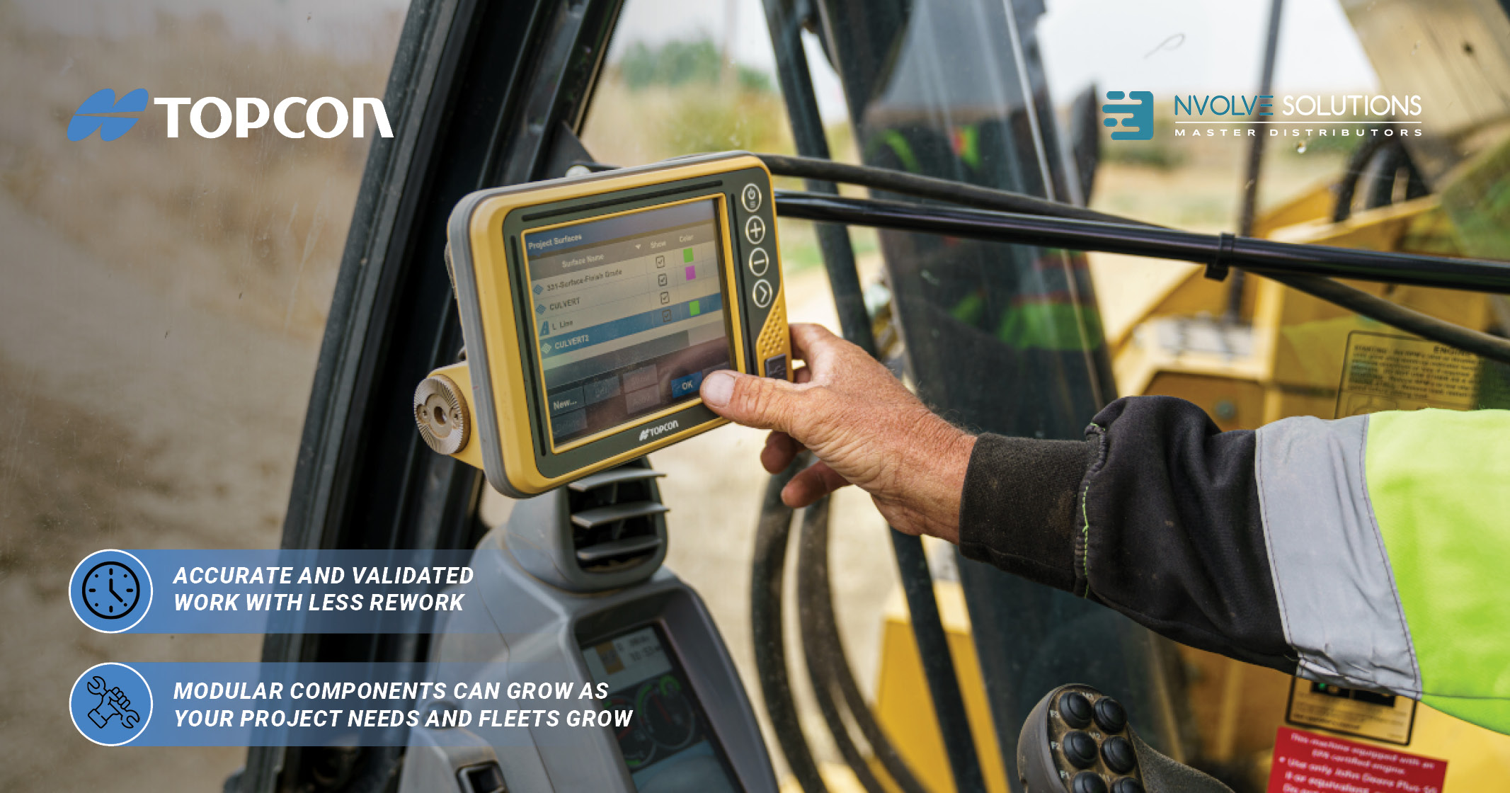Topcon MC-Max X-53 3D excavator control systems | nVolve - 2