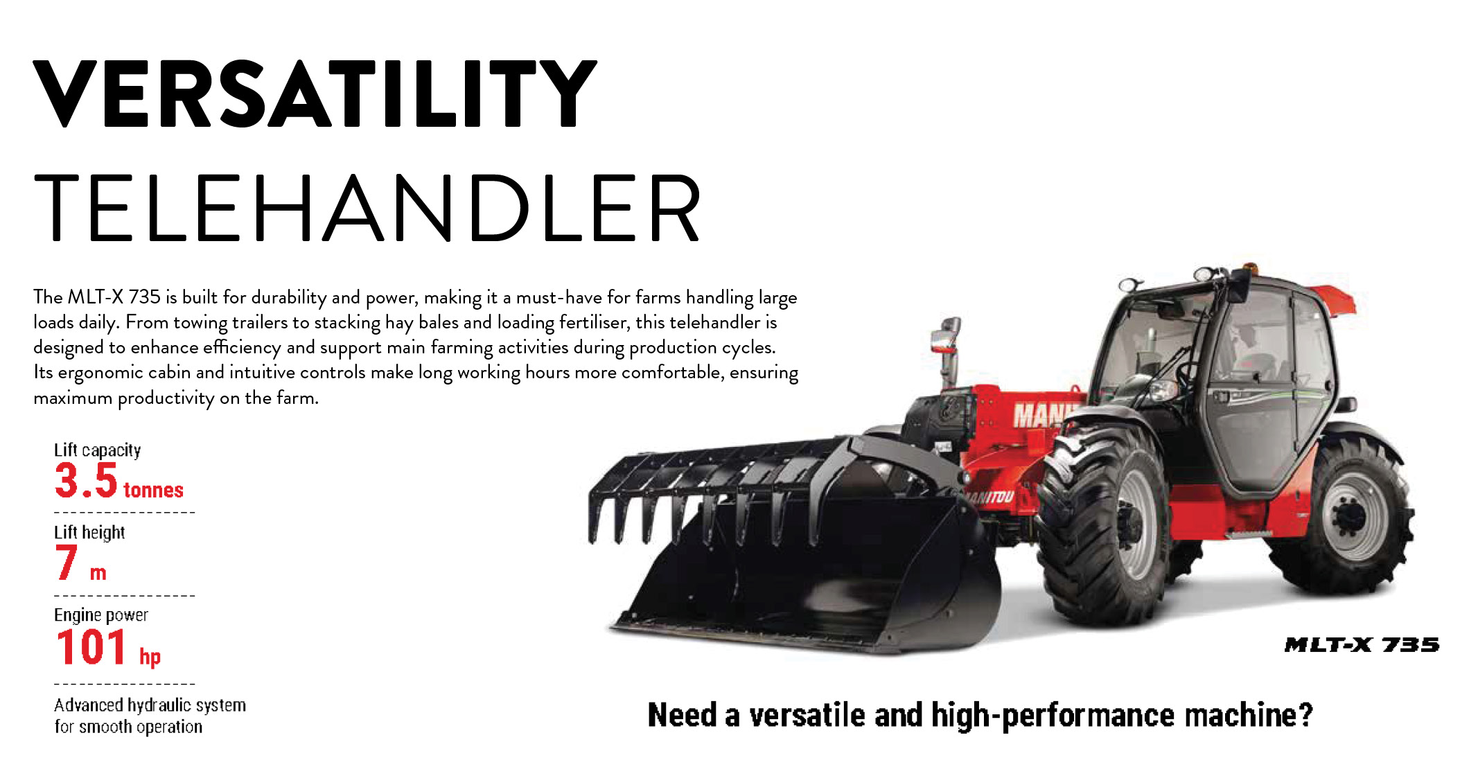 MLT-X 735 | Manitou