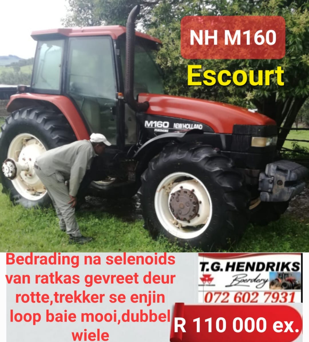 New Holland M160 | T.G Hendriks boerdery