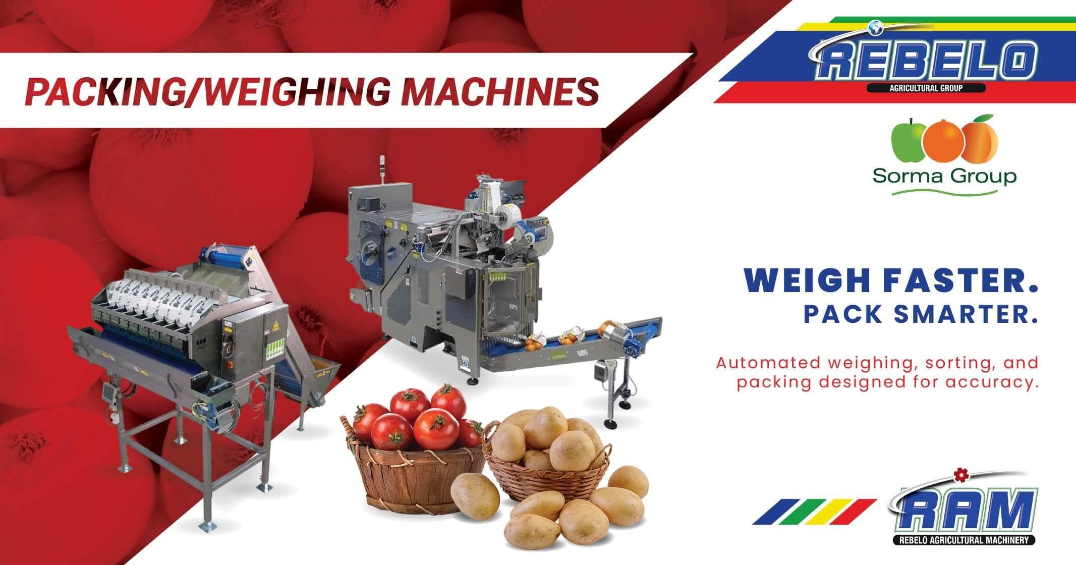 Packing / weighing machines |  Rebelo Agricultural Group