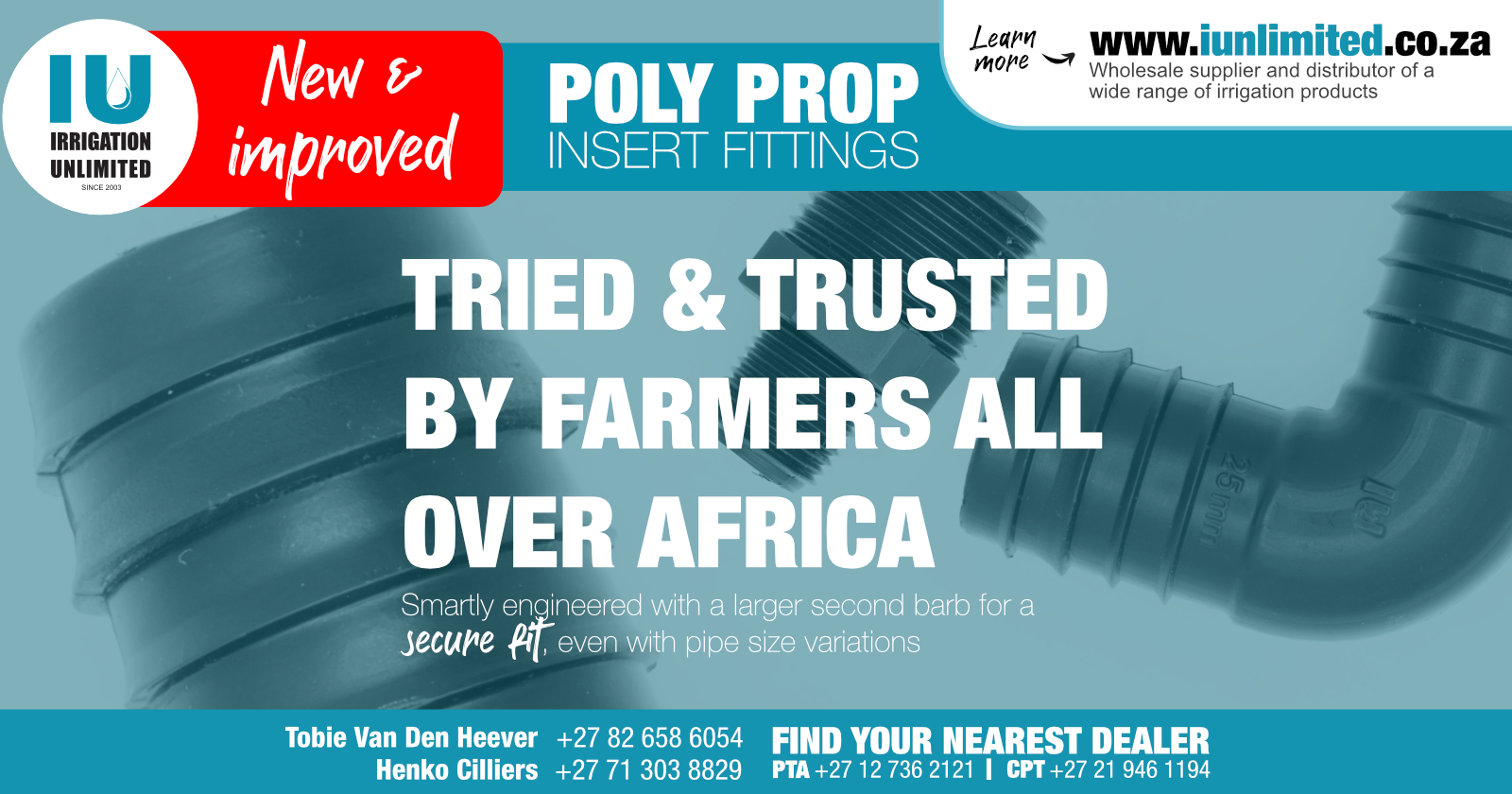 Poly prop insert fittings | Irrigation Unlimited