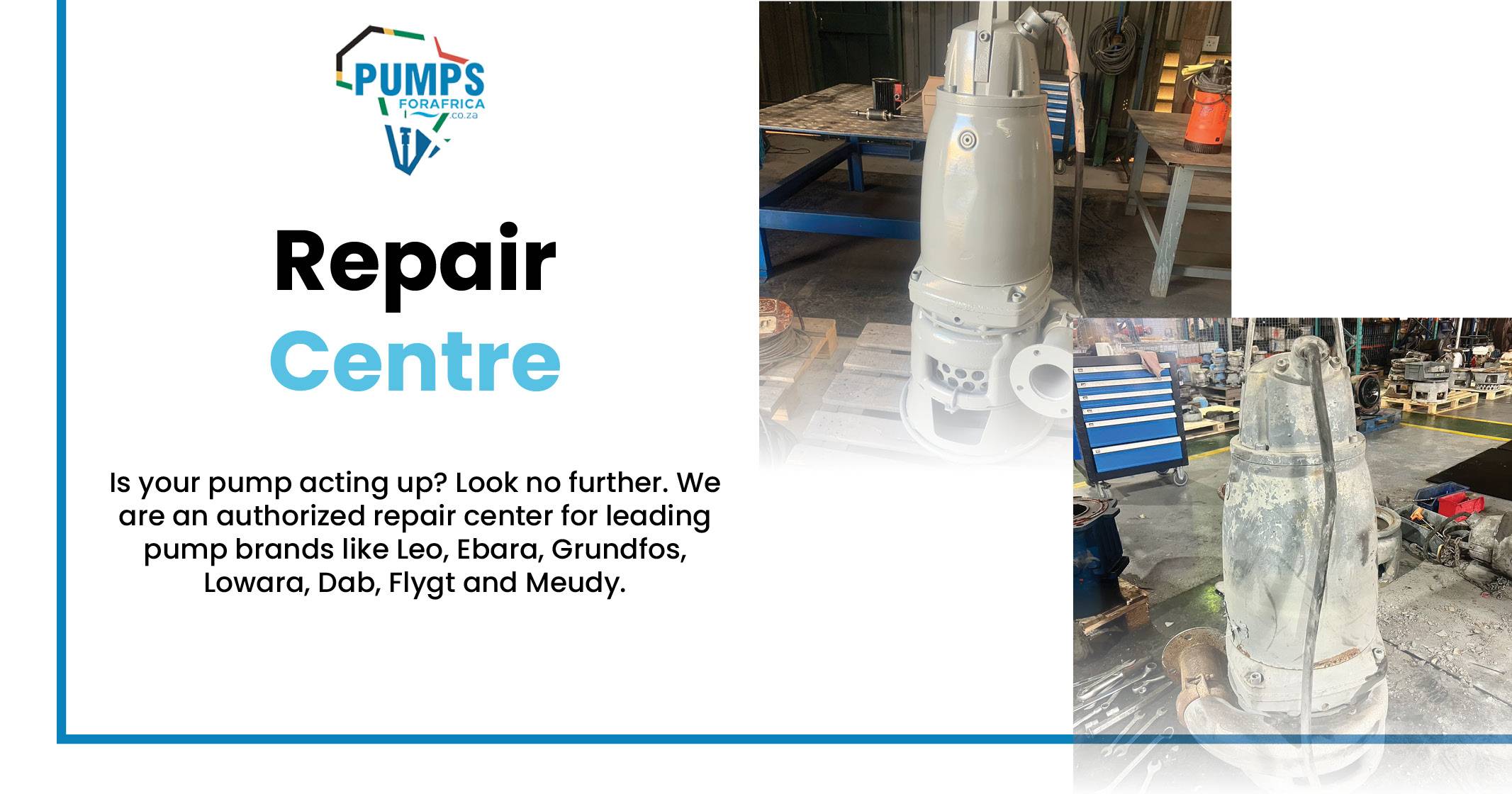 Pump repairs | Repair centre | Pumps for Africa