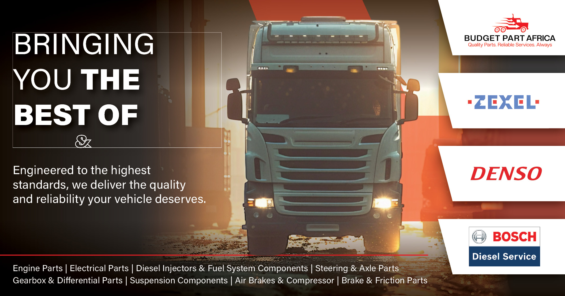 Quality parts. Reliable services | Bringing you the best of Bosch! | Budget Part Africa