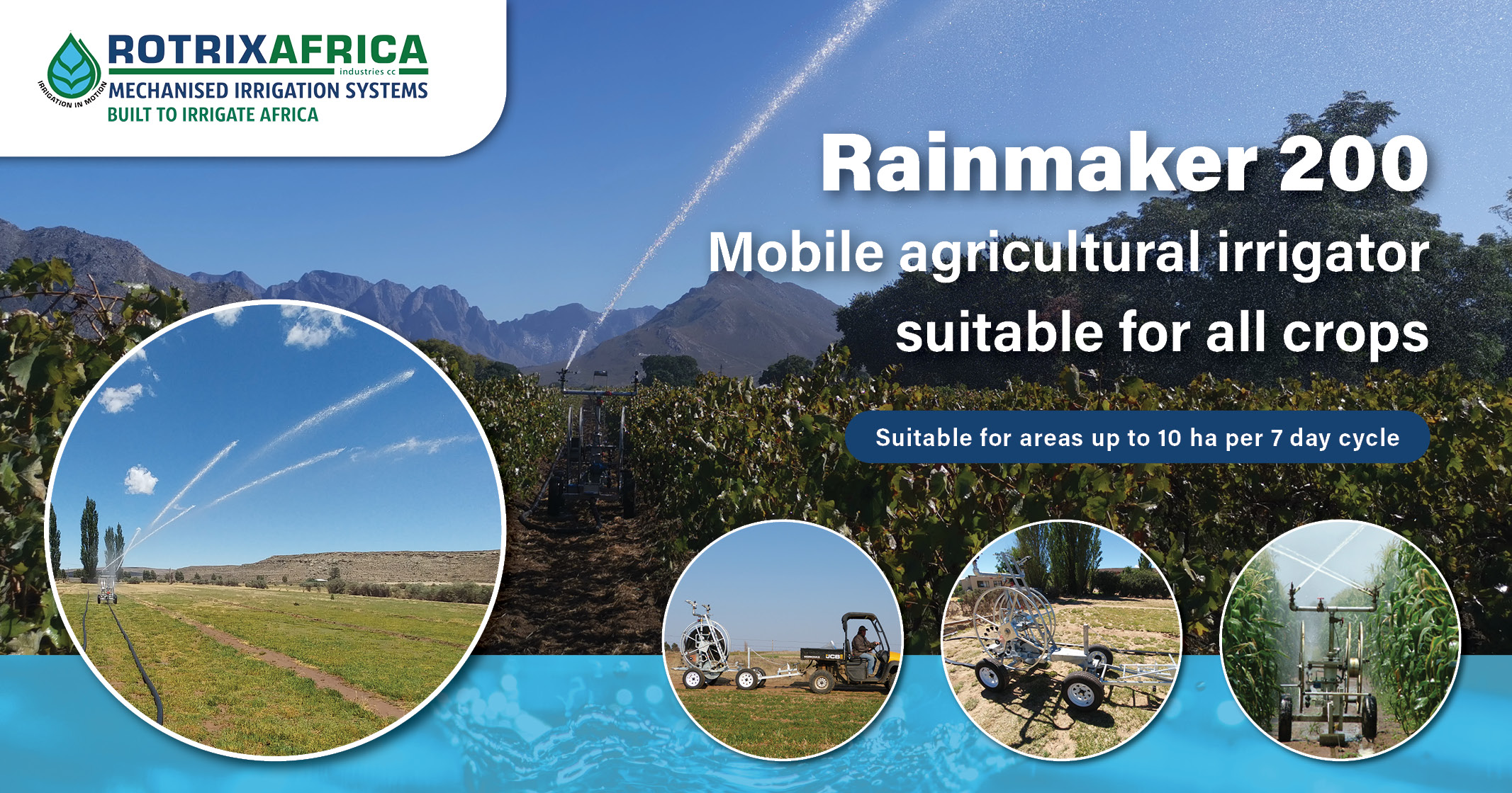 Rainmaker 200 | Aqualand cc – trusted Rotrix partner