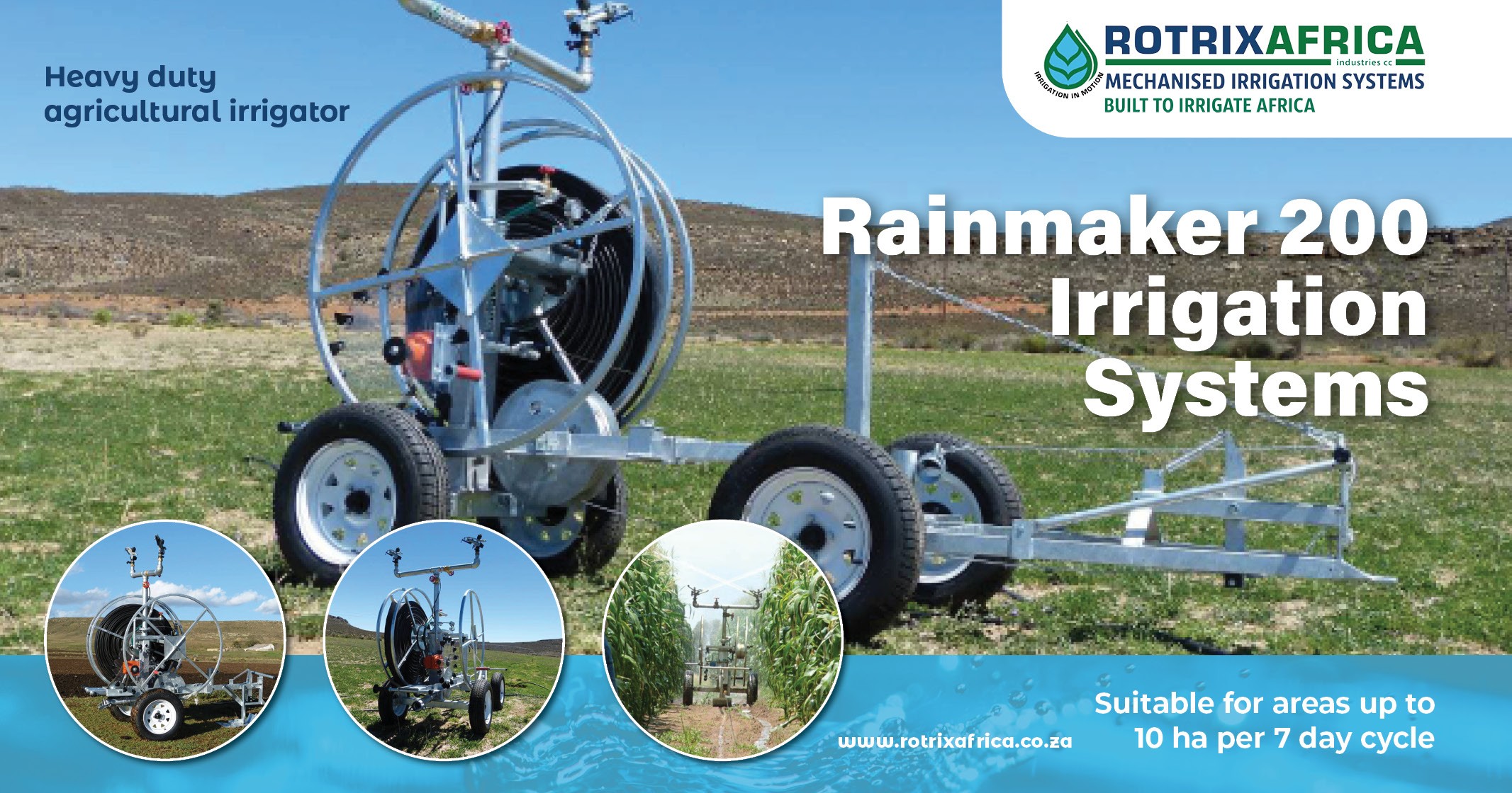 Rainmaker 200 | Rotrix Africa irrigation systems