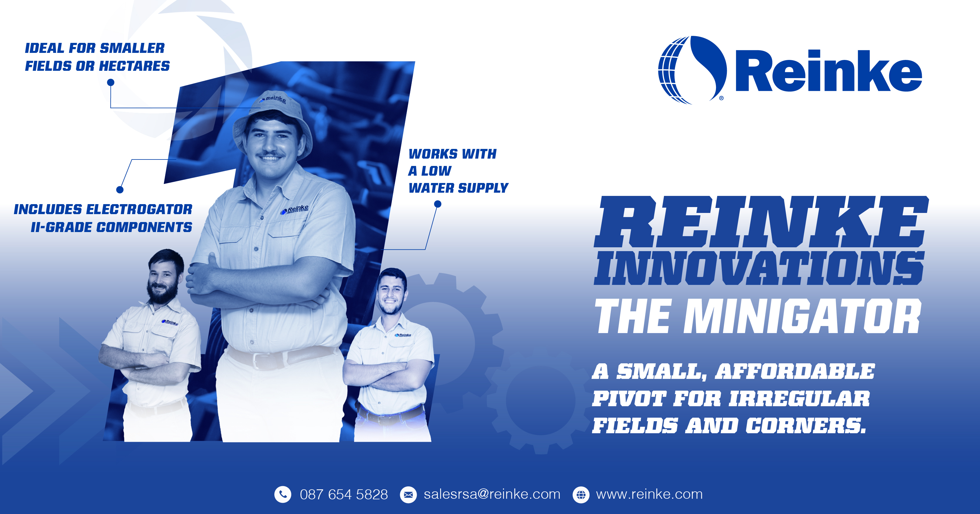 Reinke Minigator®: a small, affordable pivot for irregular fields and corners