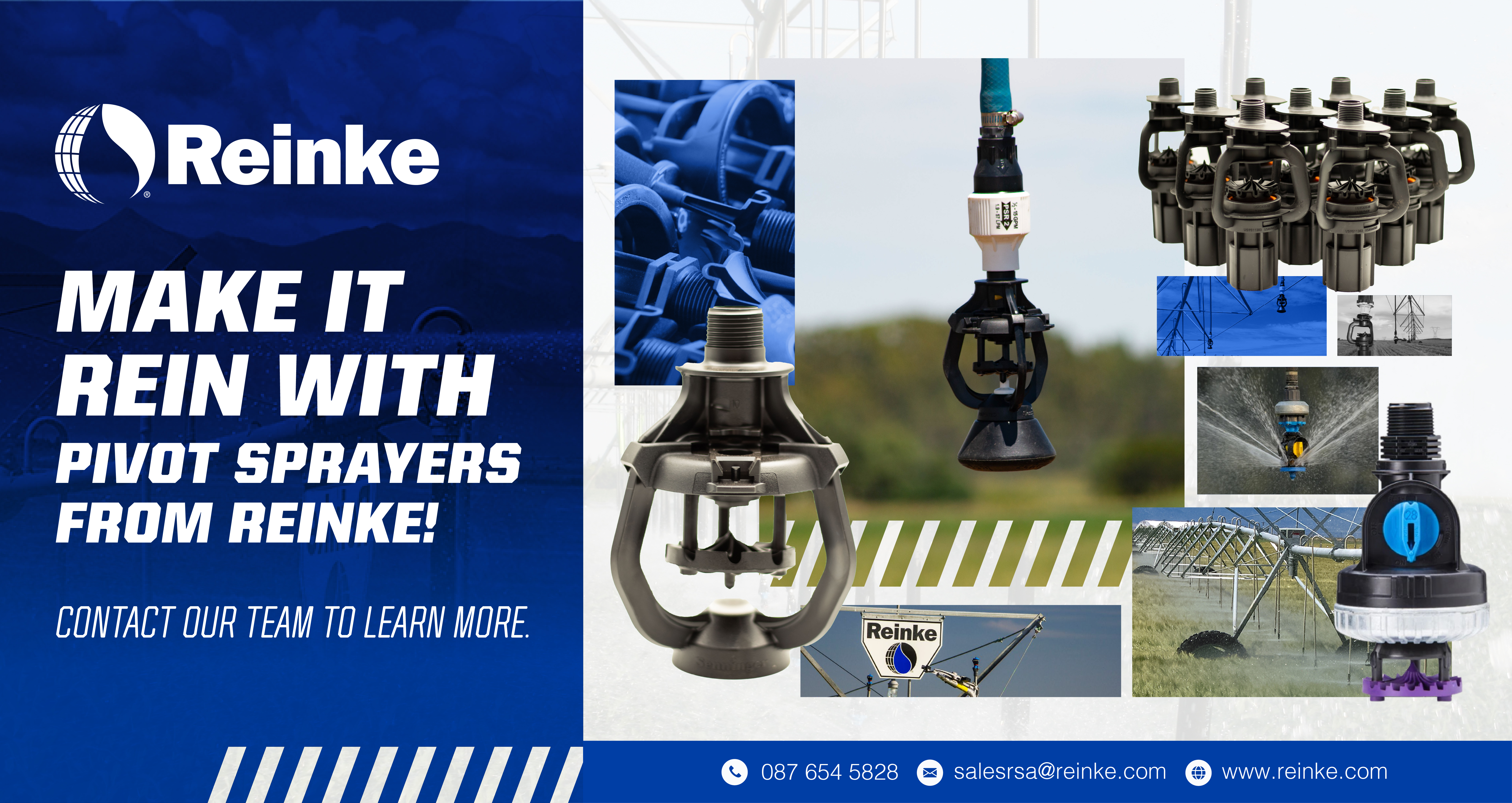 Reinke pivot sprayers, efficient water distribution for maximum crop yields