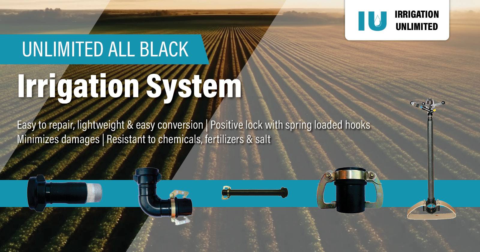 Revolutionizing Irrigation: Introducing the unlimited all-black system by Irrigation Unlimited