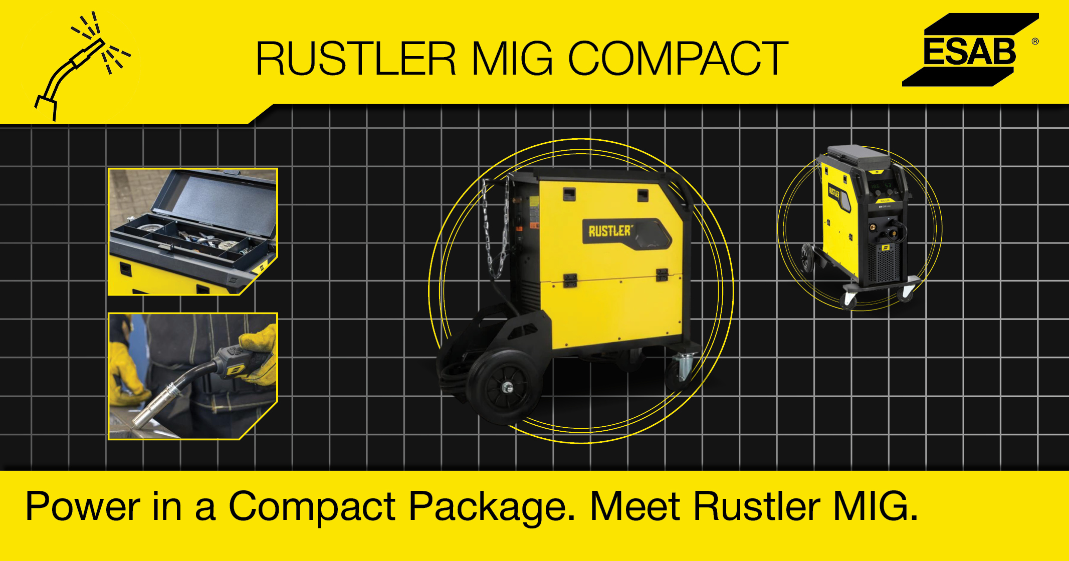 Rustler Mig Compact | Power in a Compact Package. Meet Rustler Mig | ESAB South Africa