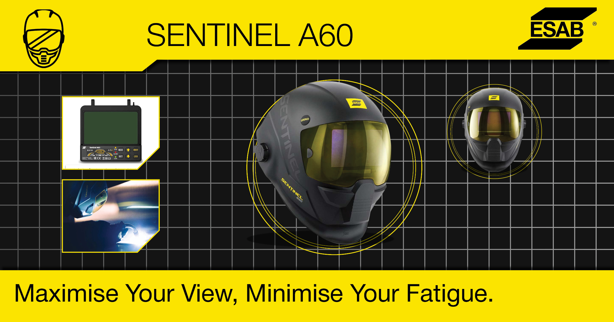 Sentinel A60 | Maximise Your View, Minimise Your Fatigue | ESAB South Africa