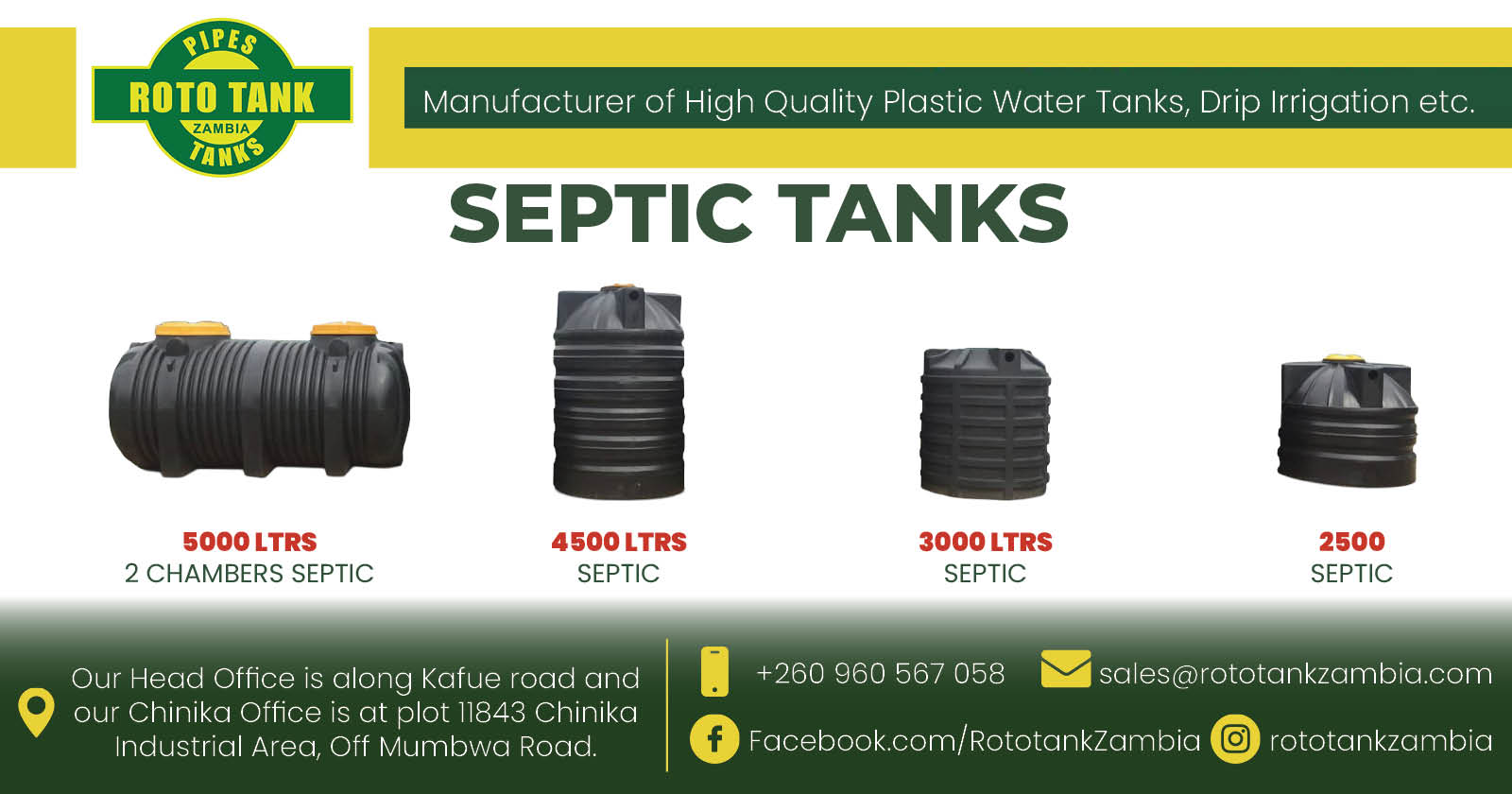 Septic tanks | Roto Tanks