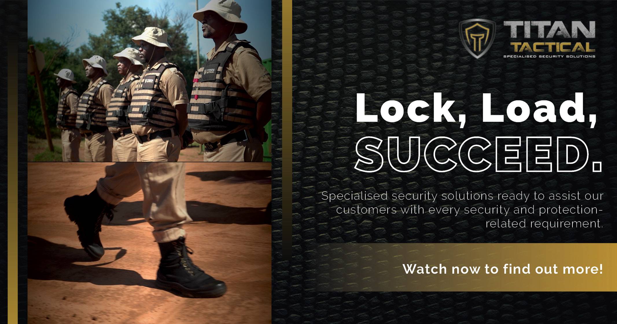 Specialised security solutions | Your security is our mission | Titan Tactical