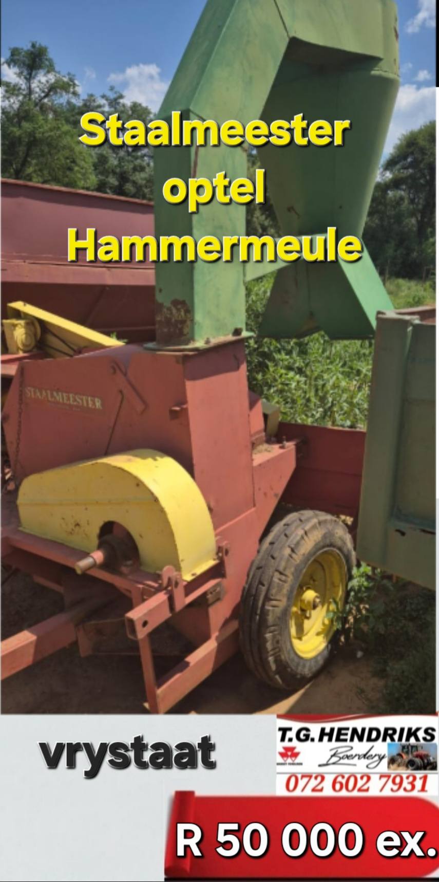 Staalmeester optel hammermeule | T.G Hendriks