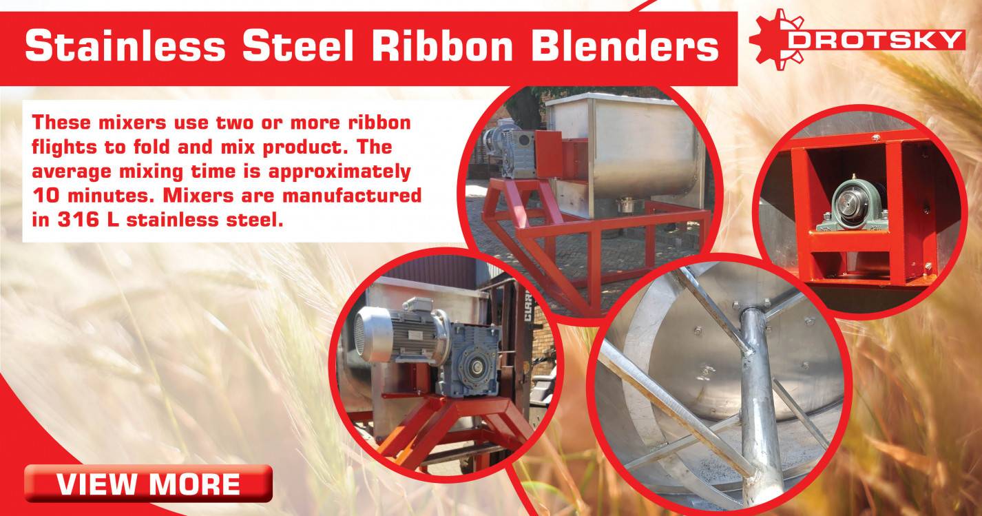 Stainless steel ribbon blenders | Drotsky