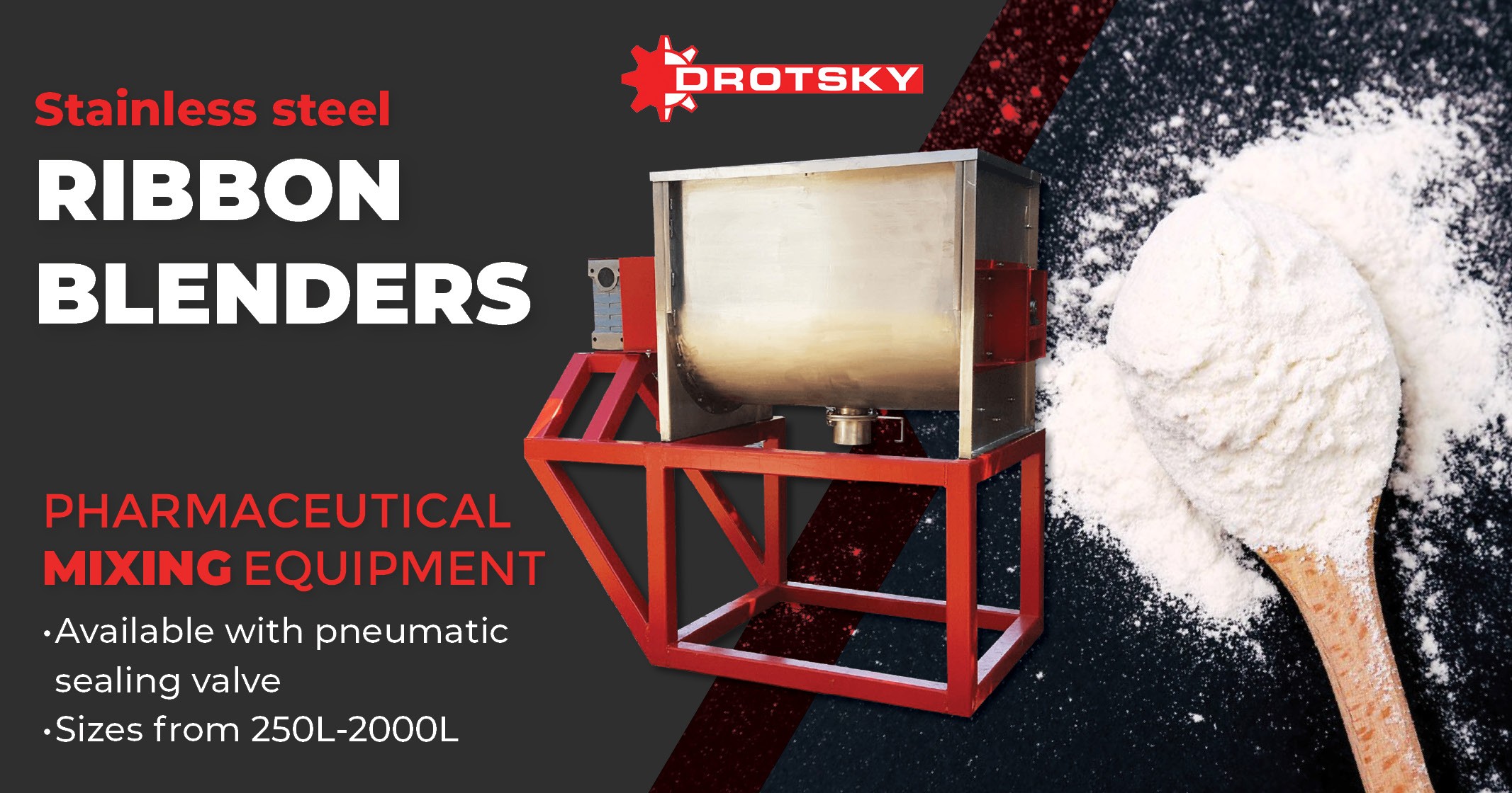 Stainless steel ribbon blenders | Drotsky