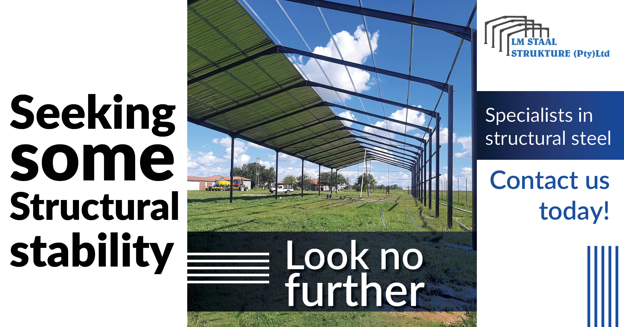 Stand strong with our special steel structures | LM Staal Strukture (Pty) Ltd - 1