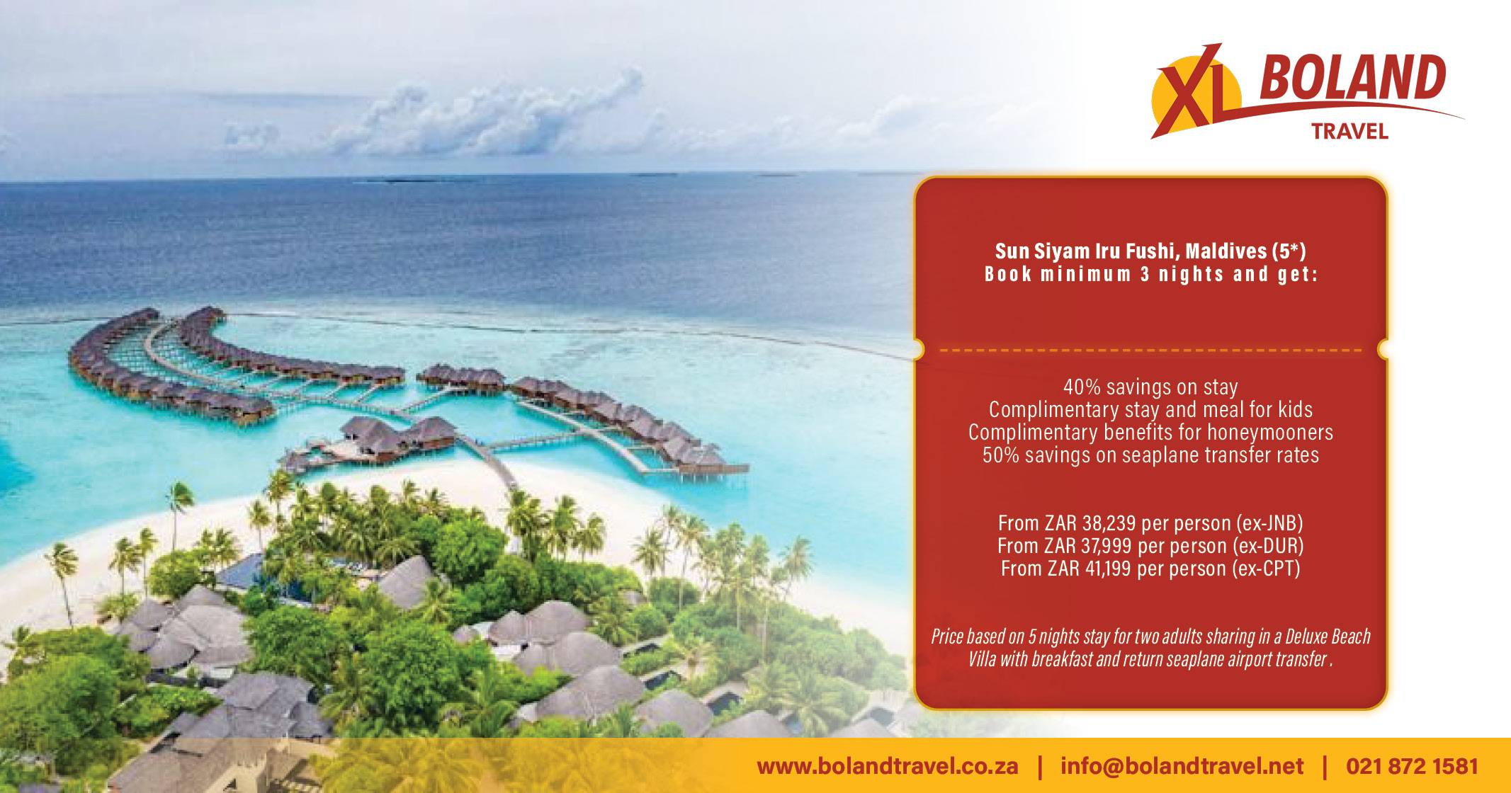 Take advantage of off-peak holiday offers with XL Boland Travel - 3