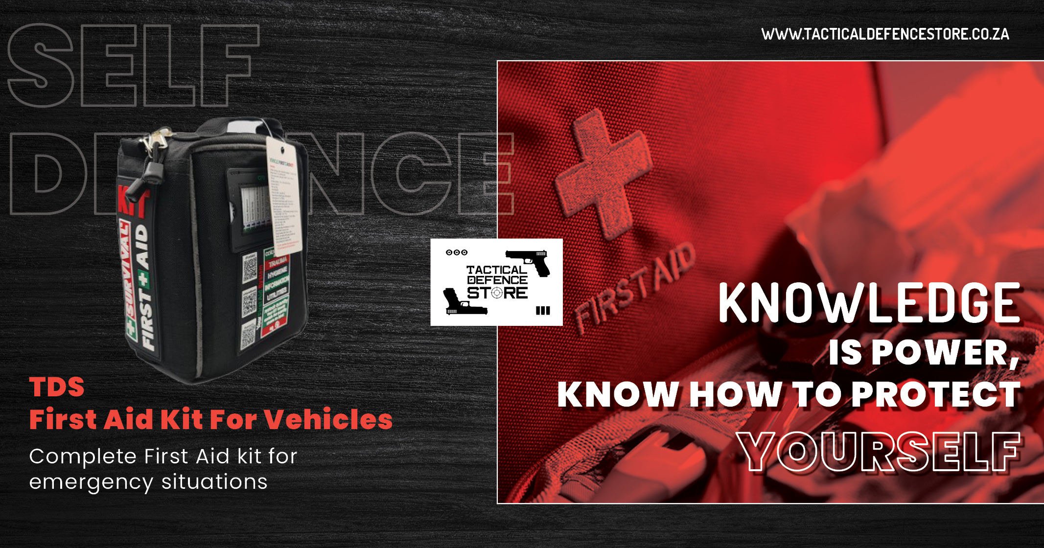 TDS First Aid Kit For Vehicles | Tactical Defence Store