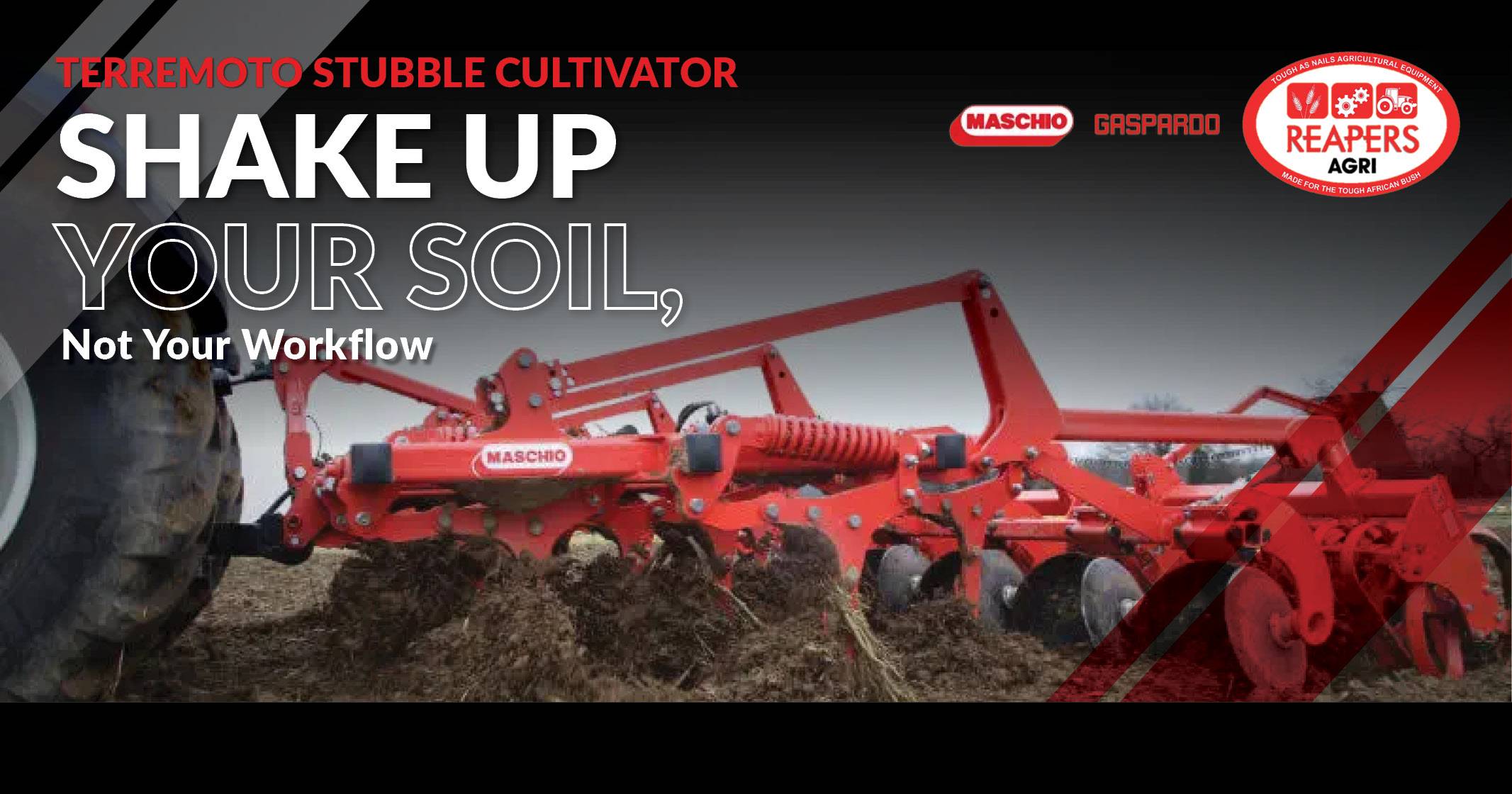 Terremoto stubble cultivator: shake up your soil, not your workflow | Reapers Agri