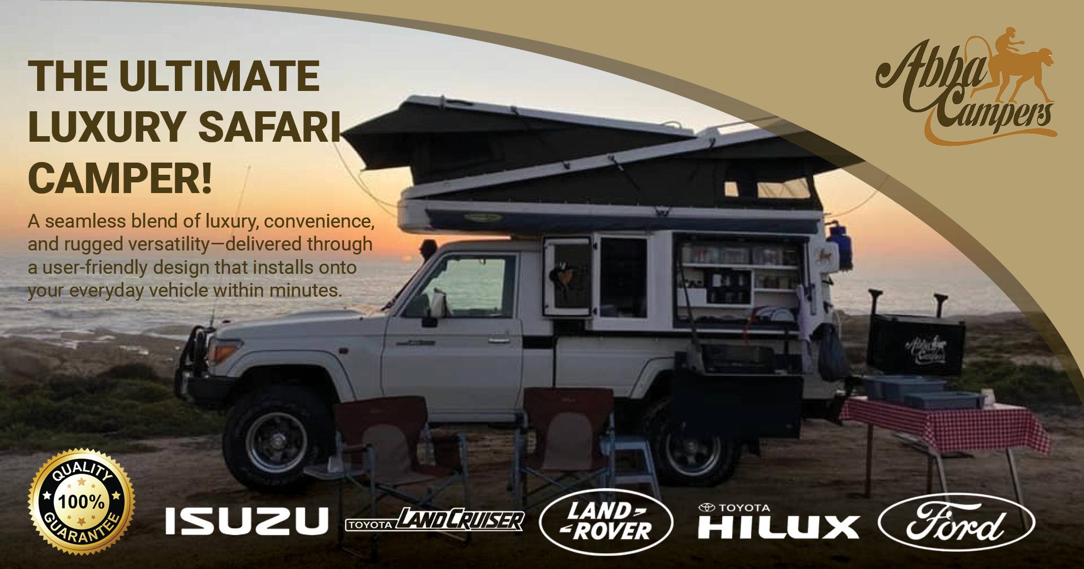 The ultimate luxury safari camper | Abba Campers